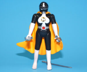 STELLAR FORCE MIGHTY ROBOTIC WARRIORS BLACK NINJA RANGER 100% COMPLETE 1995 CHAP MEI