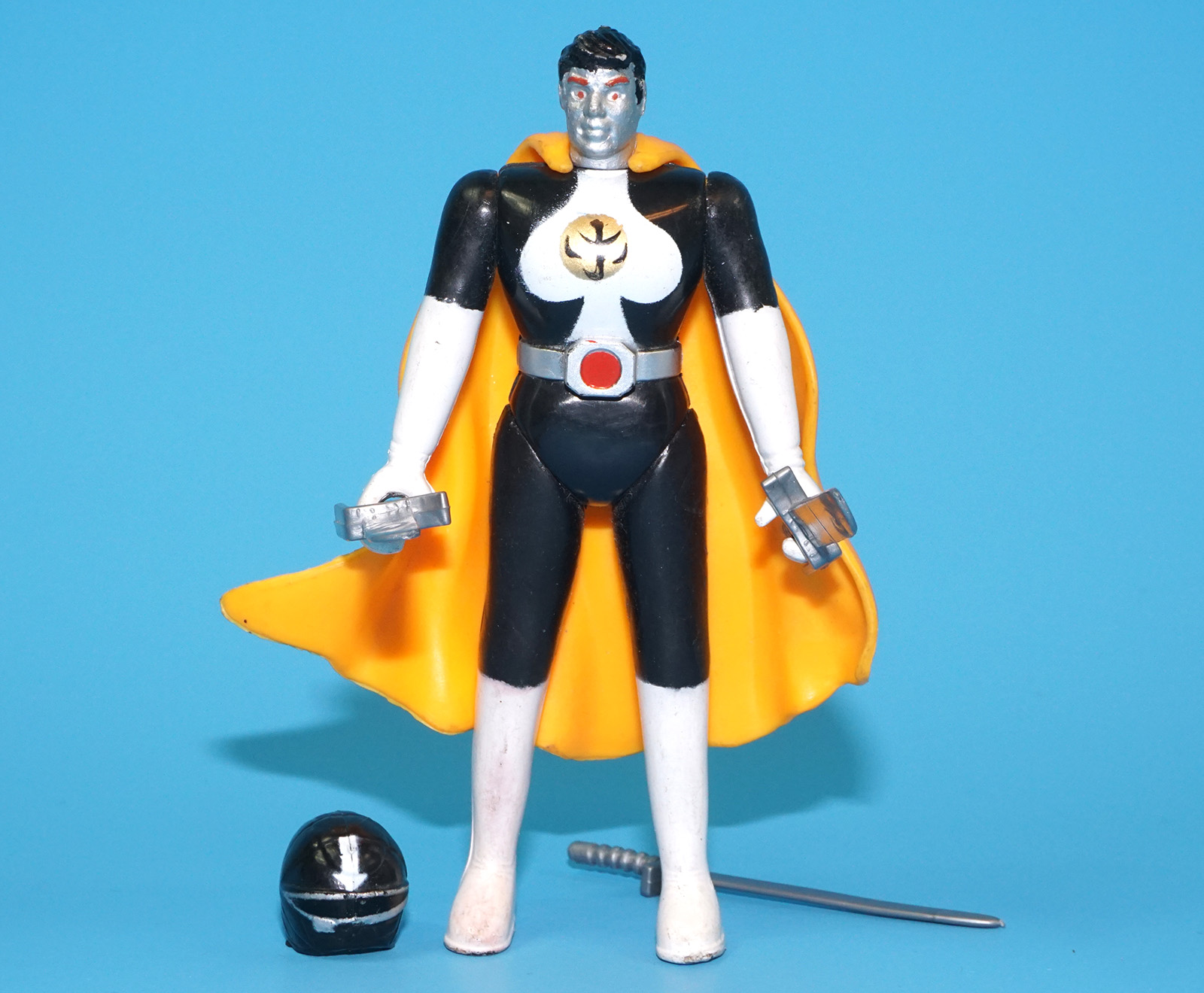 STELLAR FORCE MIGHTY ROBOTIC WARRIORS BLACK NINJA RANGER 100% COMPLETE 1995 CHAP MEI - Image 3