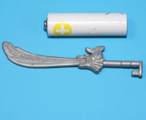MMPR POWER RANGERS ORIGINAL SPARE PART NINJA RED RANGER SCIMITAR SWORD 1994 BANDAI