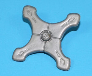 MMPR POWER RANGERS ORIGINAL SPARE PART NINJA RED RANGER WRIST BLADES 1994 BANDAI