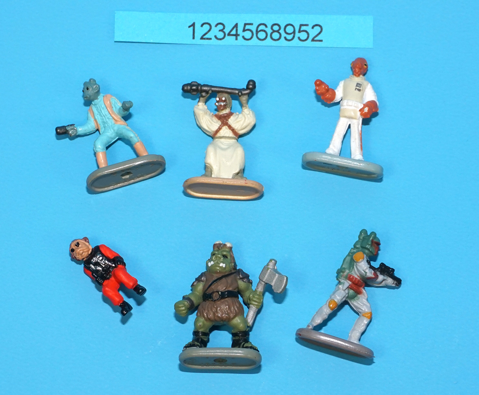 STAR WARS MICRO MACHINES MINI HEADS SPARE FIGURES LOT 1996 GALOOB - Image 2