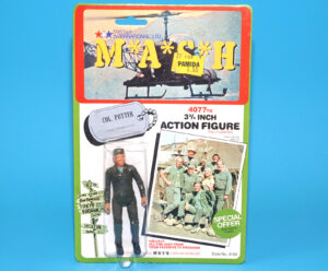 M A S H MASH 4077TH 3 3/4 ACTION FIGURE COL. POTTER MOC MOSC US CARD 1982 TRISTAR INTERNATIONAL LTD