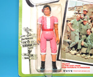 M A S H MASH 4077TH 3 3/4 ACTION FIGURE KLINGER IN DRAG MOC MOSC US CARD 1982 TRISTAR INTERNATIONAL LTD
