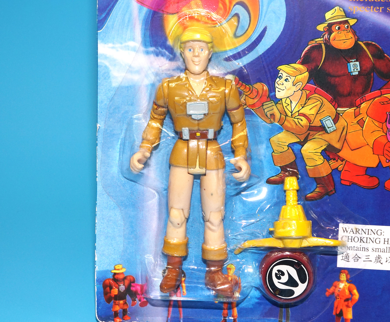 FILMATION GHOSTBUSTERS JAKE MOC MOSC CHINESE CARD 1990 CHINA BOOTLEG - Image 2