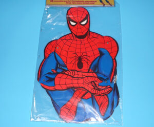 JOINT ACTION! CARDBOARD POSEABLE WALL HANGER TOY SPIDER-MAN 1977 OUR WAY STUDIOS MARVEL COMICS