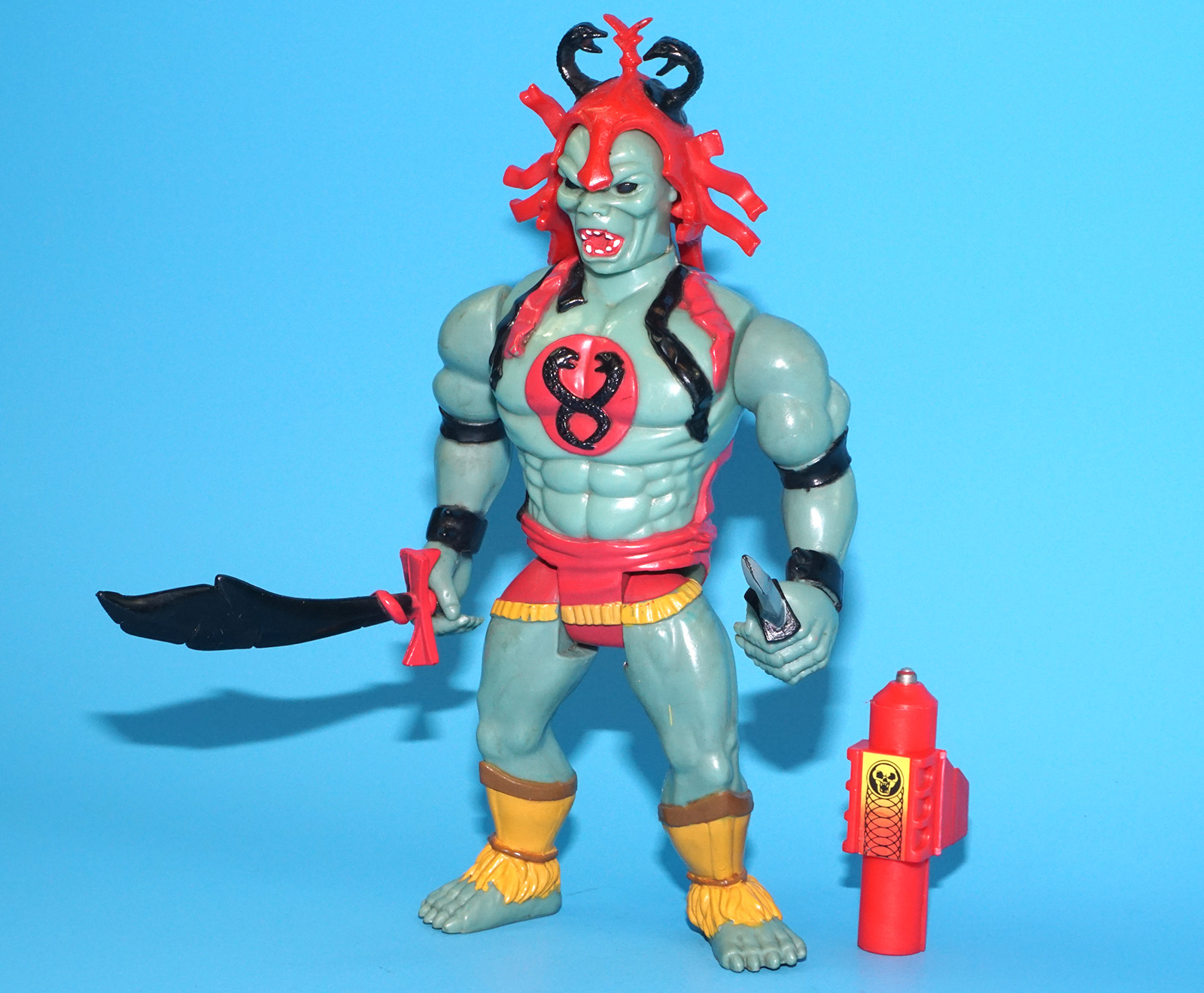 THUNDERCATS MUMM-RA 100% COMPLETE & ORIGINAL 1985 LJN TOYS WORKS! - Image 2