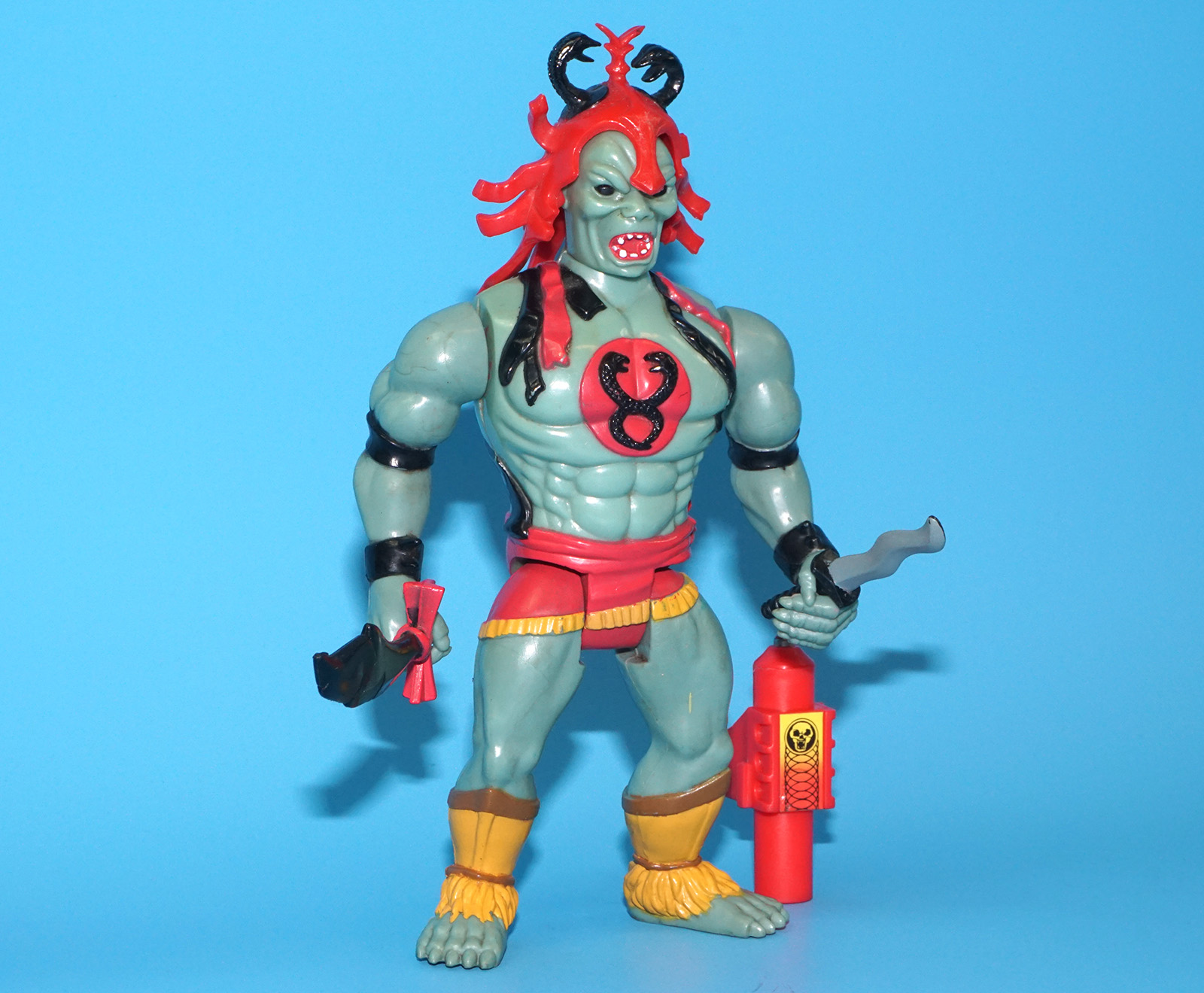 THUNDERCATS MUMM-RA 100% COMPLETE & ORIGINAL 1985 LJN TOYS WORKS! - Image 3