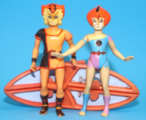 THUNDERCATS WILYKAT & WILYKIT 100% COMPLETE & ORIGINAL 1986 LJN TOYS