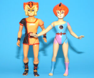 THUNDERCATS WILYKAT & WILYKIT 100% COMPLETE & ORIGINAL 1986 LJN TOYS
