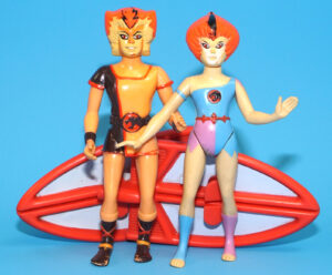 THUNDERCATS WILYKAT & WILYKIT 100% COMPLETE & ORIGINAL 1986 LJN TOYS