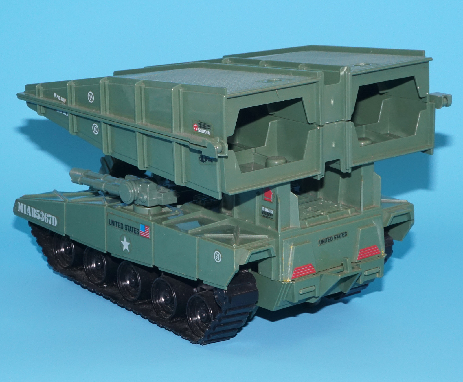 1985 GI JOE BRIDGE LAYER 100% COMPLETE HASBRO - Image 4