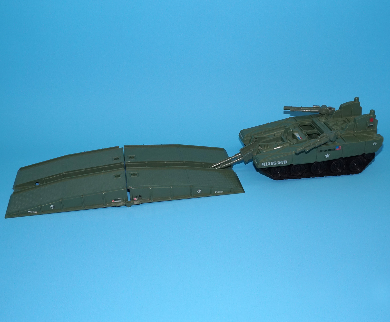 1985 GI JOE BRIDGE LAYER 100% COMPLETE HASBRO - Image 5