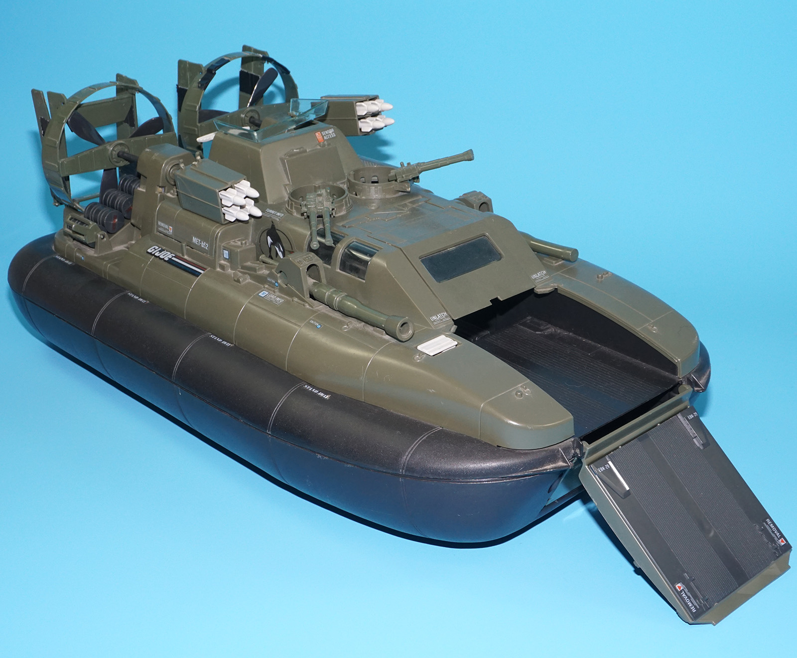 1984 GI JOE KILLER WHALE W.H.A.L.E. 100% COMPLETE HASBRO WORKS! - Image 14