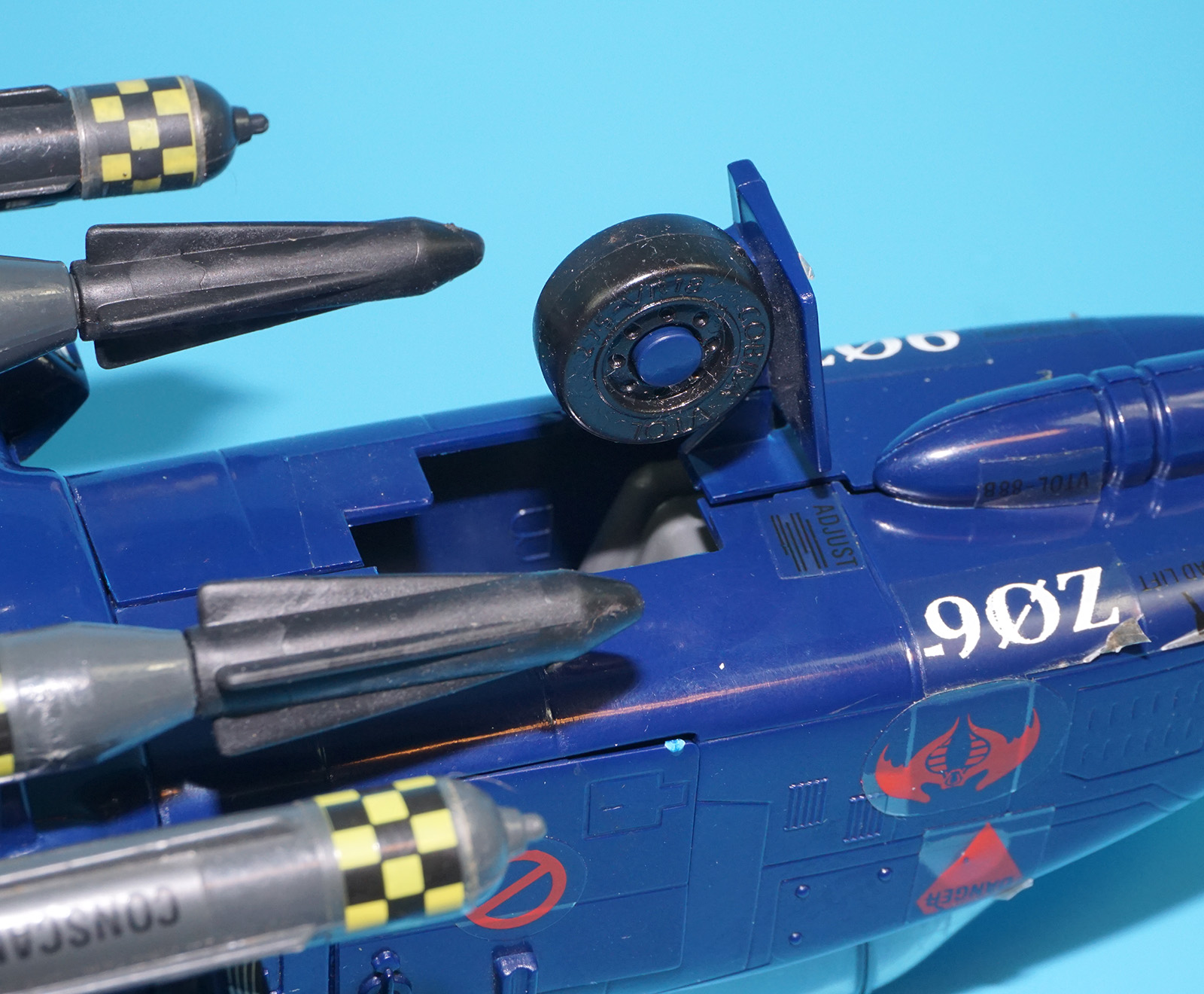 1984 GI JOE COBRA RATTLER 100% COMPLETE HASBRO - Image 9