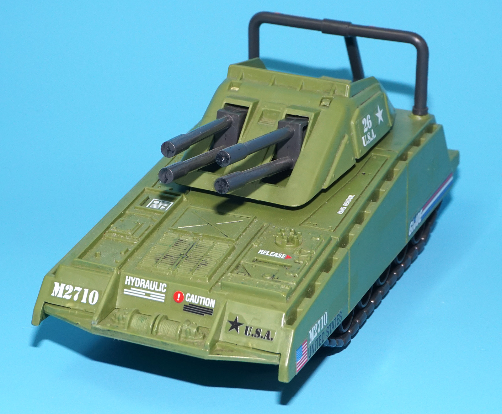 1985 GI JOE ARMADILLO MINI TANK 100% COMPLETE HASBRO - Image 2