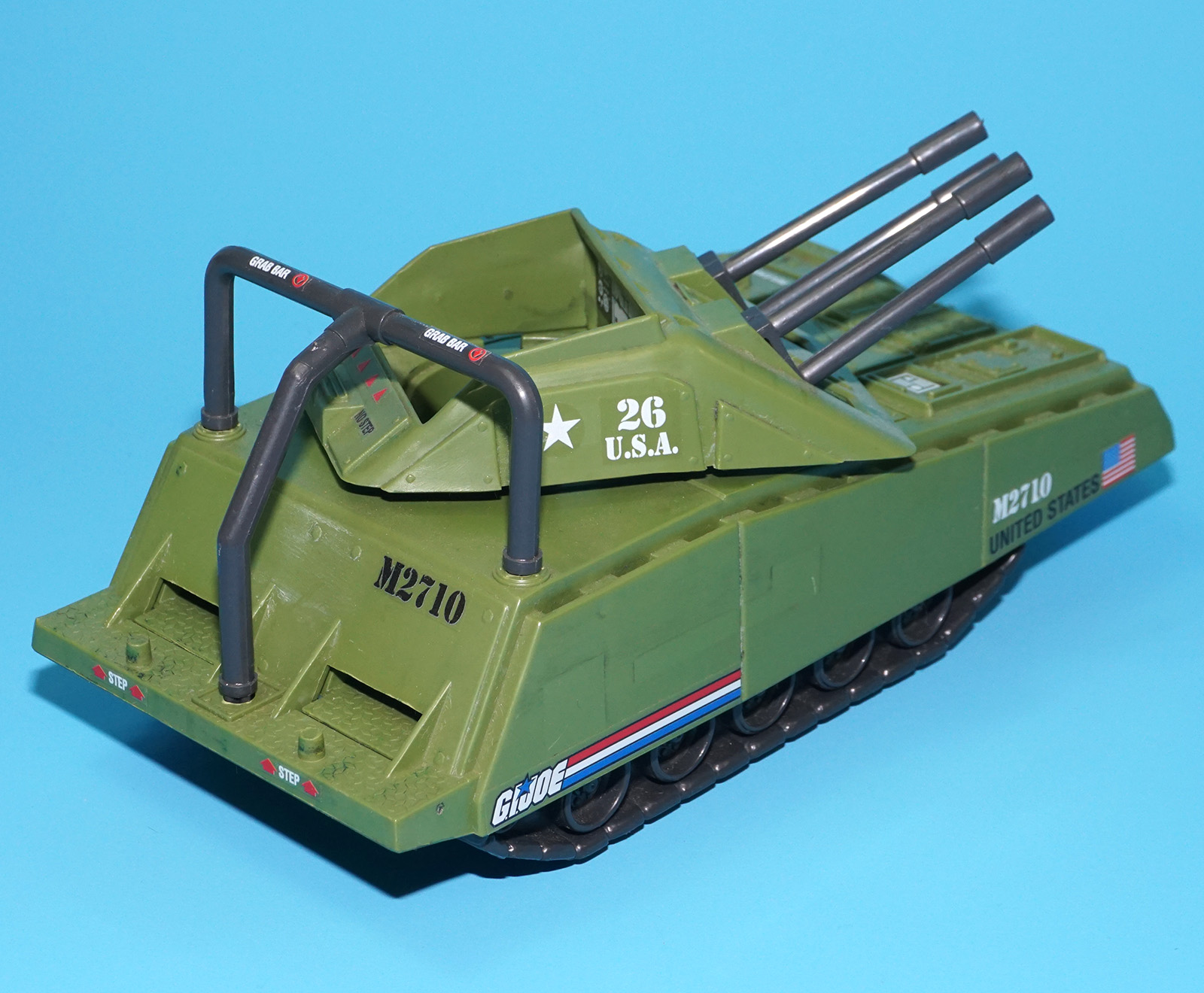 1985 GI JOE ARMADILLO MINI TANK 100% COMPLETE HASBRO - Image 4