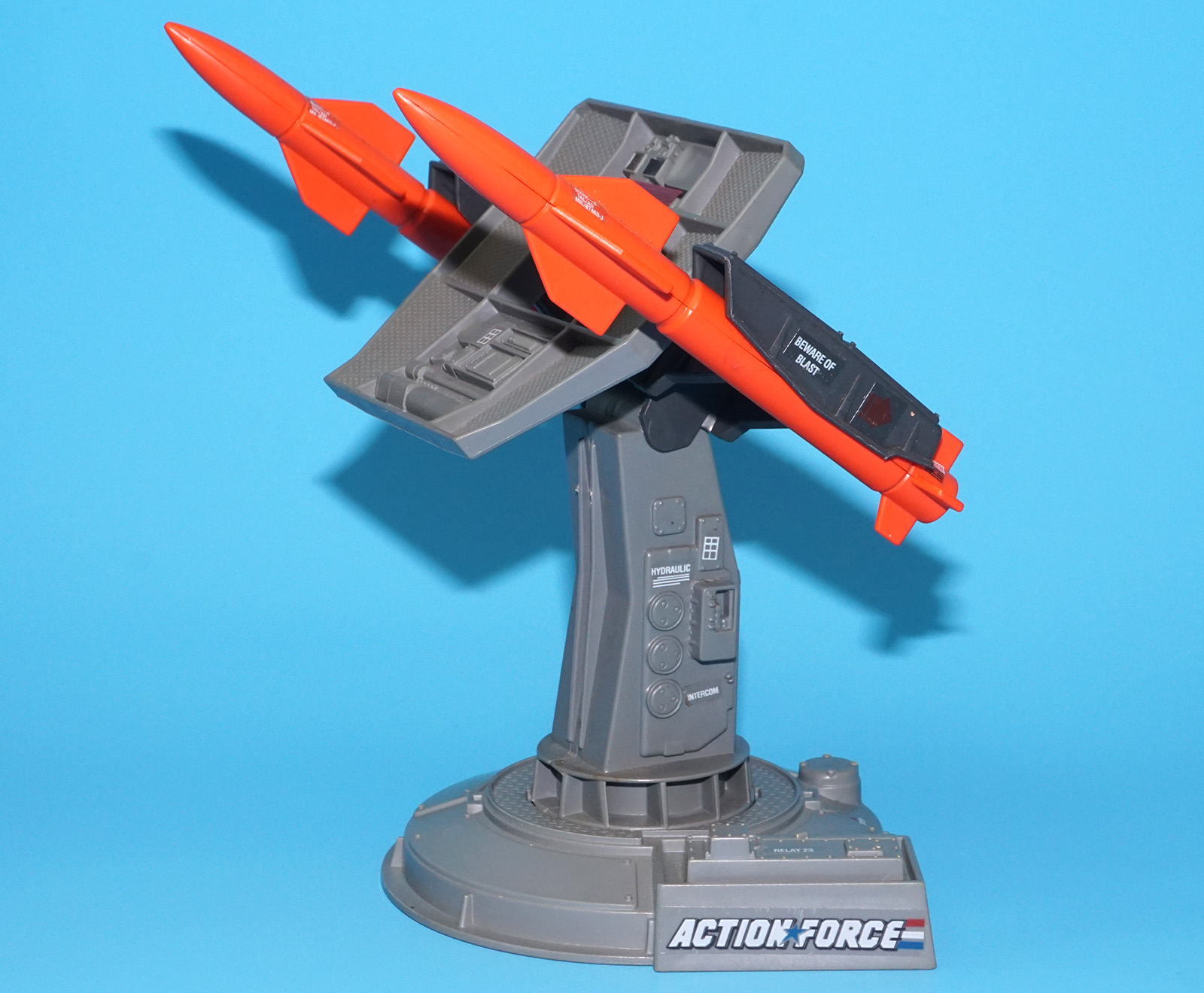 1985 GI JOE AIR DEFENSE 100% COMPLETE EURO ACTION FORCE HASBRO - Image 2