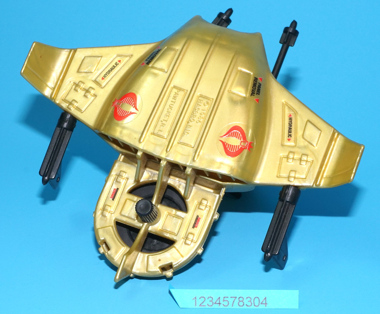 1986 GI JOE SERPENTOR'S AIR CHARIOT 100% COMPLETE HASBRO READ - Image 6