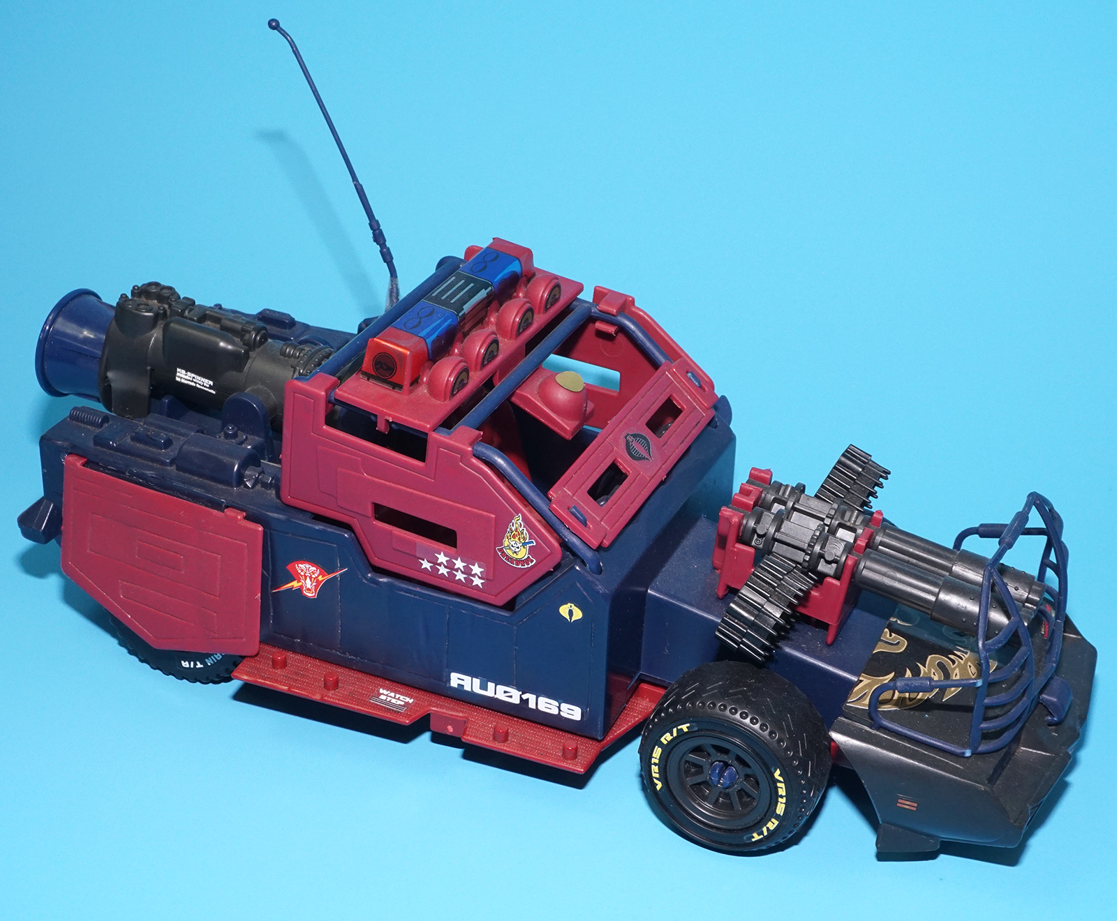 1986 GI JOE DREADNOK THUNDER MACHINE 100% COMPLETE HASBRO READ - Image 2