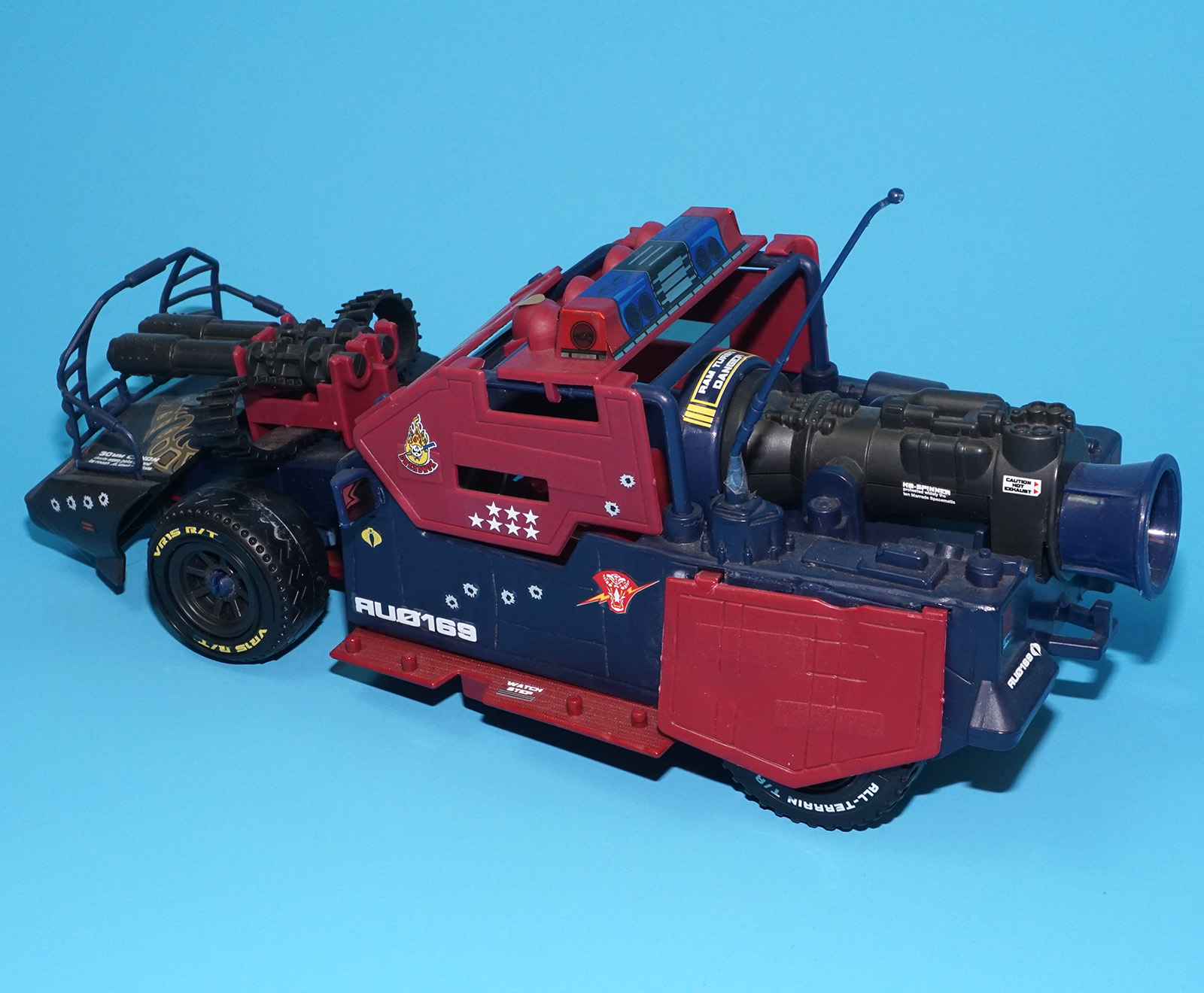 1986 GI JOE DREADNOK THUNDER MACHINE 100% COMPLETE HASBRO READ - Image 5