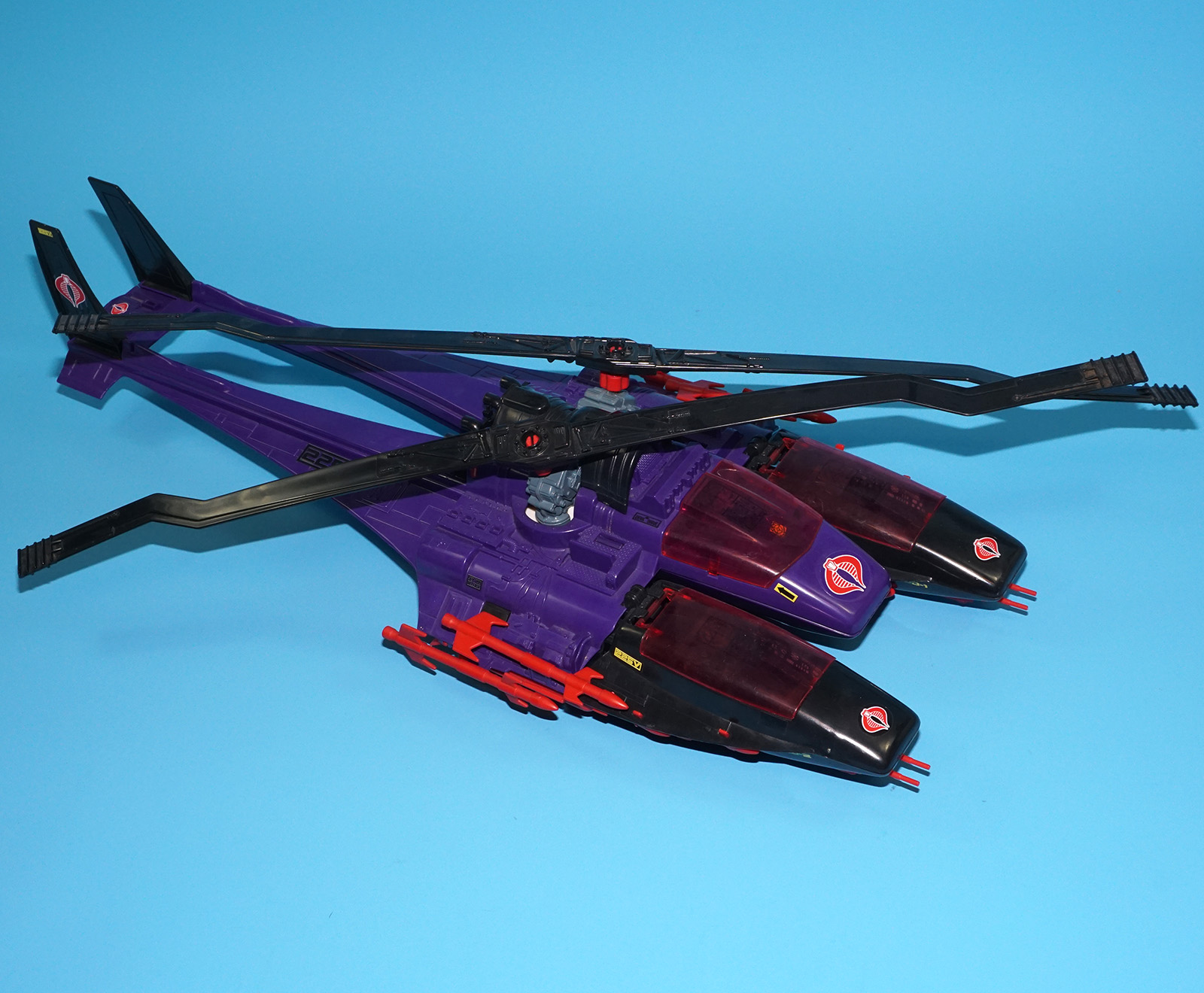 1987 GI JOE COBRA MAMBA 100% COMPLETE HASBRO WORKS! - Image 2