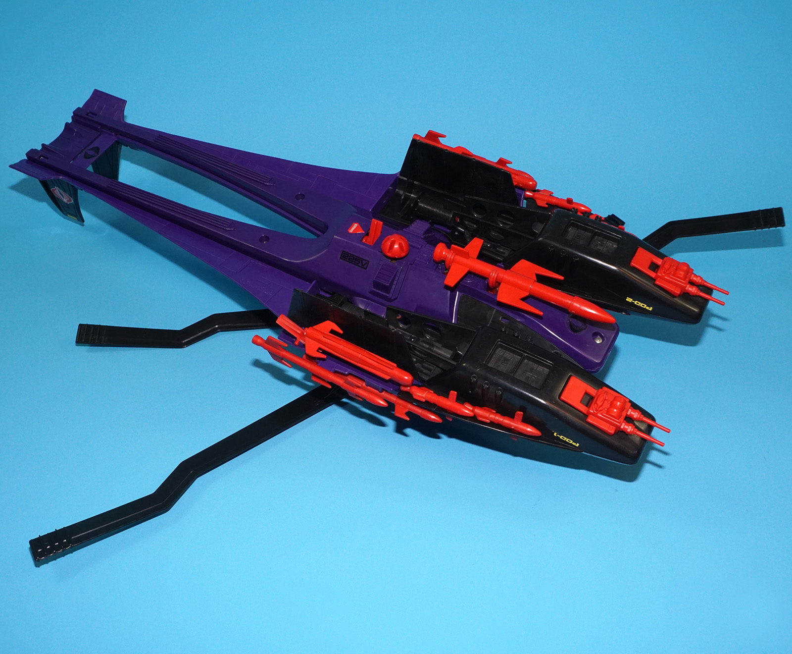 1987 GI JOE COBRA MAMBA 100% COMPLETE HASBRO WORKS! - Image 6