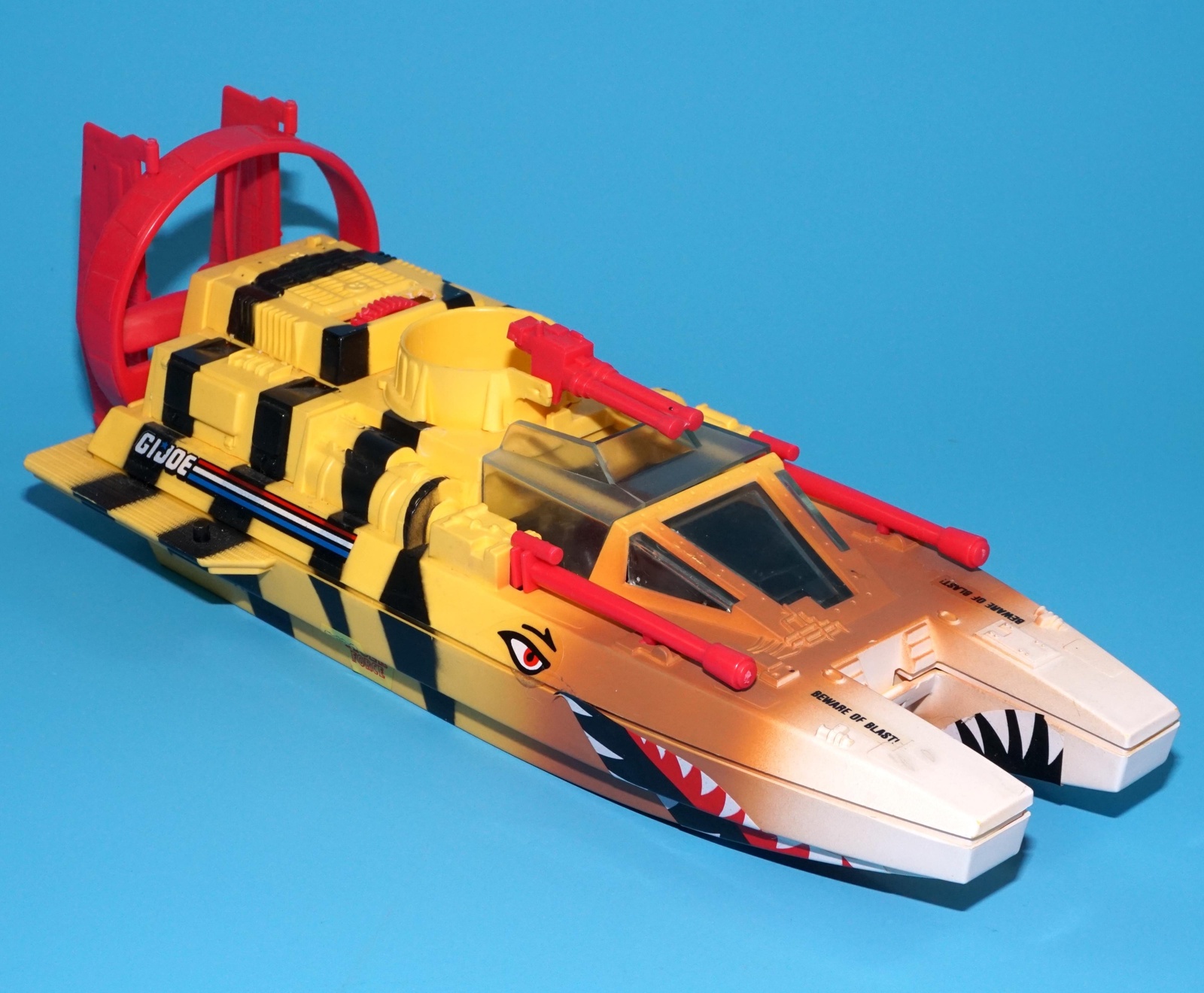 1988 GI JOE TIGER FORCE TIGER SHARK NEAR COMPLETE EURO HASBRO READ - Image 2