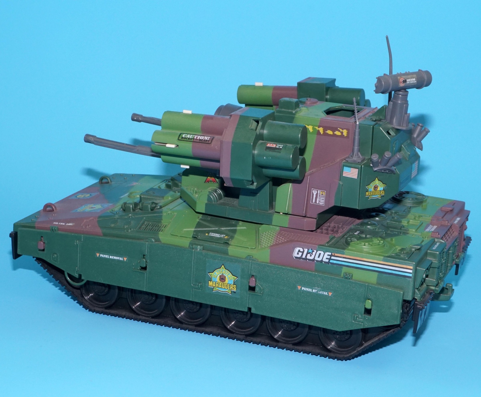 1989 GI JOE SGT SLAUGHTERS MARAUDERS EQUALIZER 100% COMPLETE UNBROKEN CABLE HASBRO - Image 4