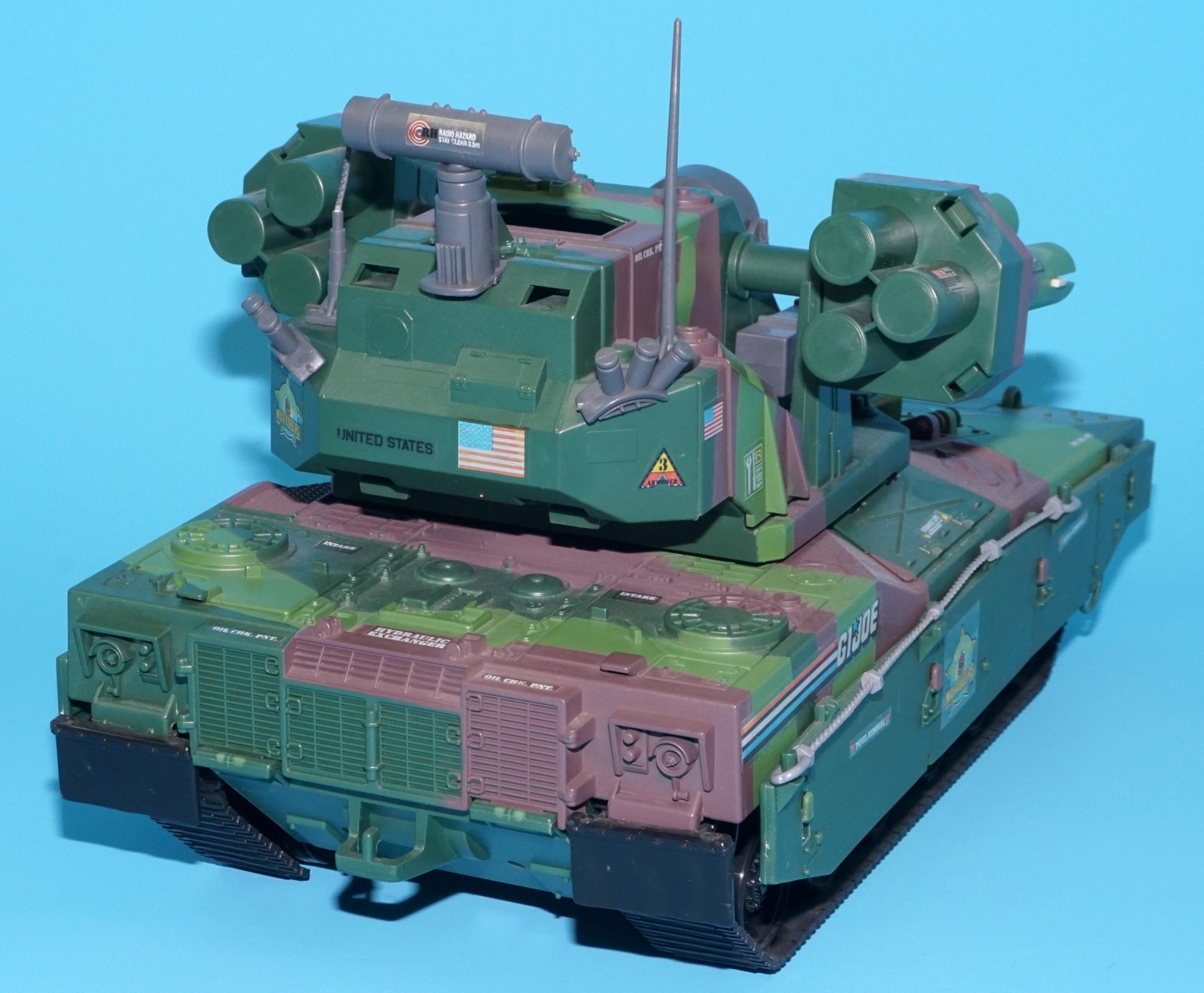 1989 GI JOE SGT SLAUGHTERS MARAUDERS EQUALIZER 100% COMPLETE UNBROKEN CABLE HASBRO - Image 5