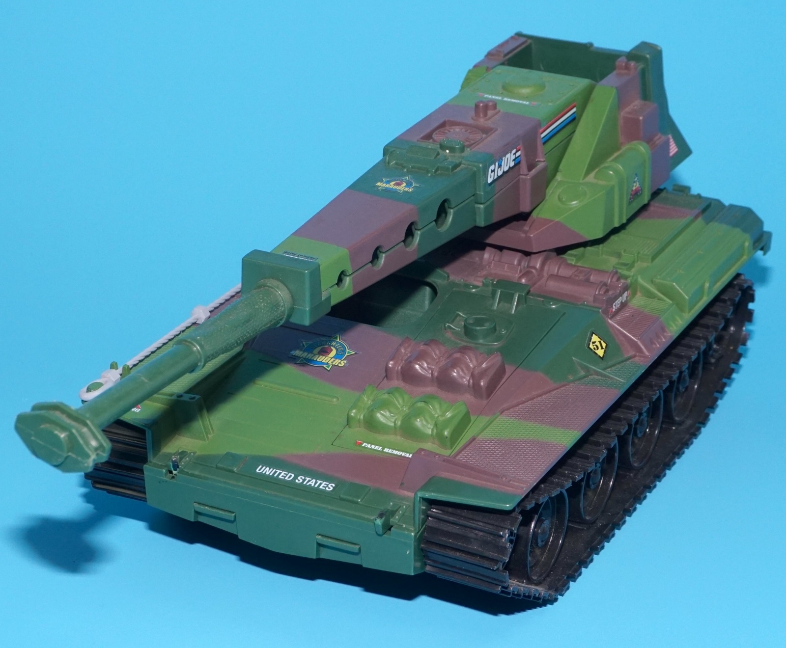 1989 GI JOE SGT SLAUGHTERS MARAUDERS LYNX 100% COMPLETE UNBROKEN CABLE HASBRO READ - Image 3