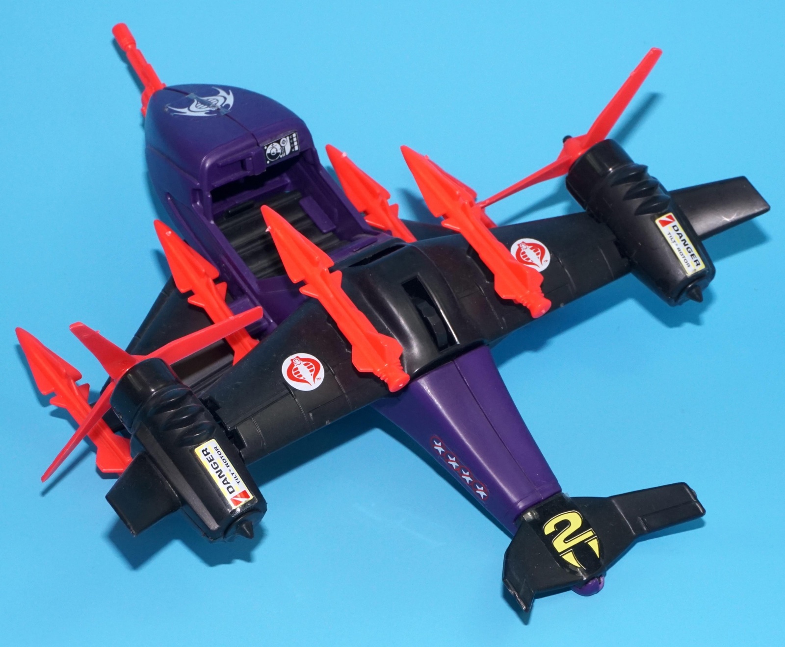 1989 GI JOE COBRA FANG II 100% COMPLETE HASBRO - Image 4