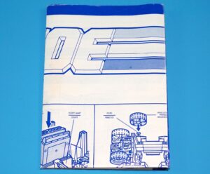 1990 GI JOE THE GENERAL SPARE BLUEPRINT INSTRUCTIONS EURO US USA HASBRO