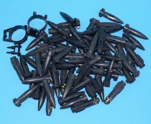 1984 GI JOE PARTS BARGAIN LOT COBRA RATTLER ACCESSORIES MISSILES HASBRO