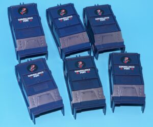 1986 GI JOE PARTS BARGAIN LOT COBRA SURVEILLANCE PORT ACCESSORIES CANNON SUPPORT WALLS HASBRO