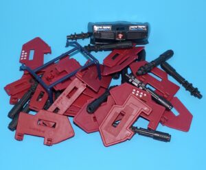 1985 GI JOE PARTS BARGAIN LOT DREADNOK THUNDER MACHINE ACCESSORIES CANNON DOORS SHIELD HASBRO