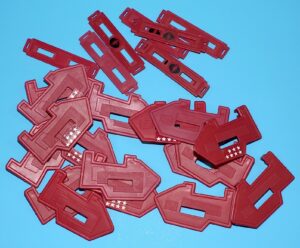 1985 GI JOE PARTS BARGAIN LOT DREADNOK THUNDER MACHINE ACCESSORIES CANNON DOORS SHIELD HASBRO