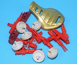 1985 GI JOE PARTS BARGAIN LOT AIR CHARIOT HAVOC TRIPLE T TANK ACCESSORIES HASBRO