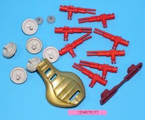 1985 GI JOE PARTS BARGAIN LOT AIR CHARIOT HAVOC TRIPLE T TANK ACCESSORIES HASBRO