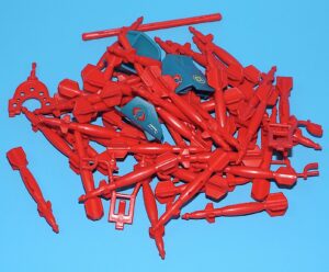 1987 GI JOE PARTS BARGAIN LOT DREADNOK CYCLE ACCESSORIES MISSILES HASBRO
