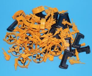 1987 GI JOE PARTS BARGAIN LOT AIR SKIFF ACCESSORIES GUNS MISSILES SPOILER HASBRO