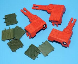1987 GI JOE PARTS BARGAIN LOT ROAD TOAD B.R.V. ACCESSORIES HASBRO