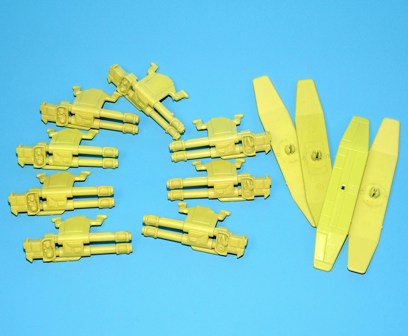 1988 GI JOE PARTS BARGAIN LOT PHANTOM X-19 ACCESSORIES CANNONS LANDING GEAR HASBRO - Image 3