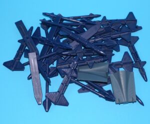 1988 GI JOE PARTS BARGAIN LOT SKYSTORM ACCESSORIES ENGINE COVER MISSILES SKI HASBRO