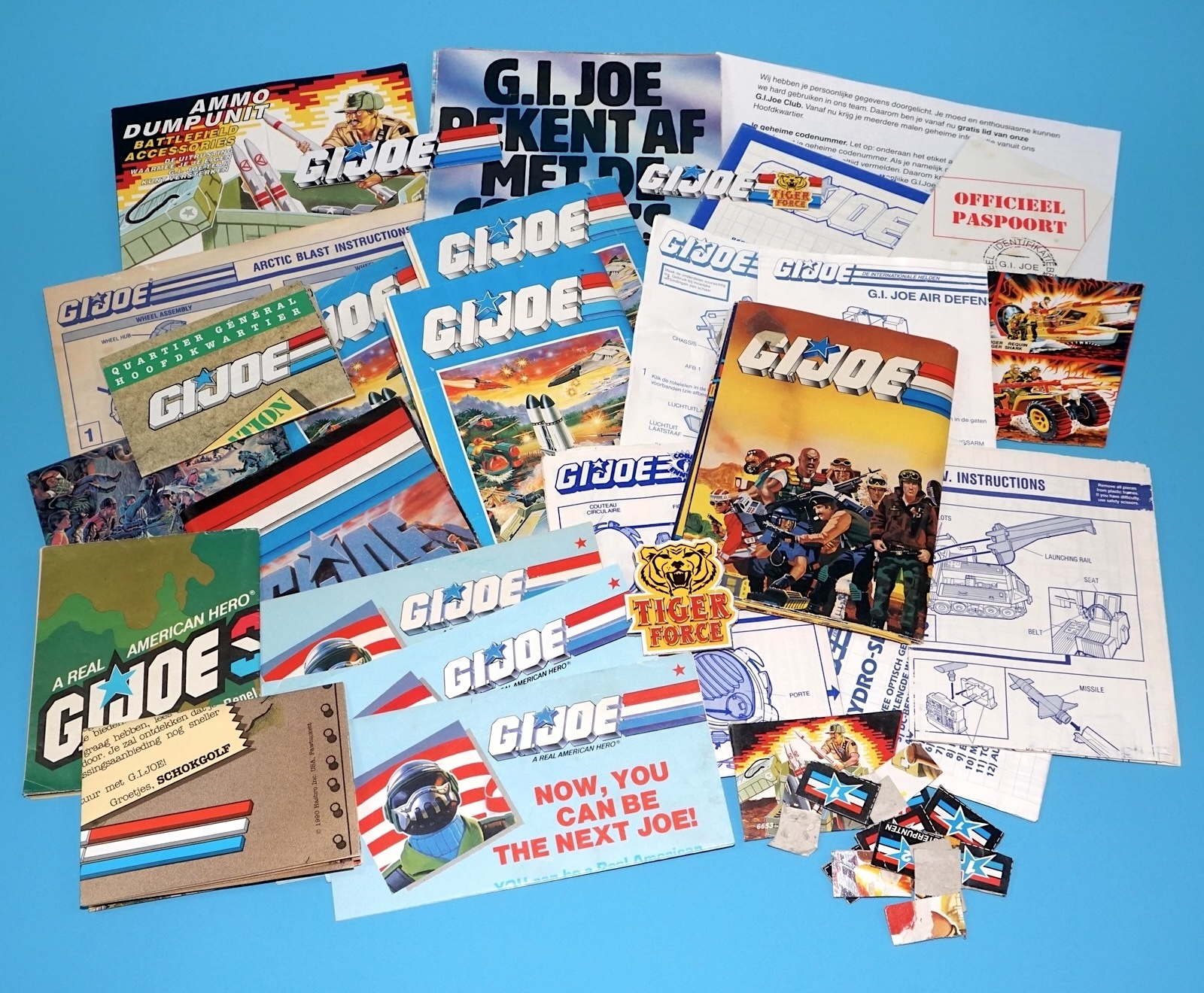 1984-1990 GI JOE PAPERWORK JOB LOT MANUALS INSTRUCTIONS CATALOGS ORDER FORMS HASBRO - Image 2