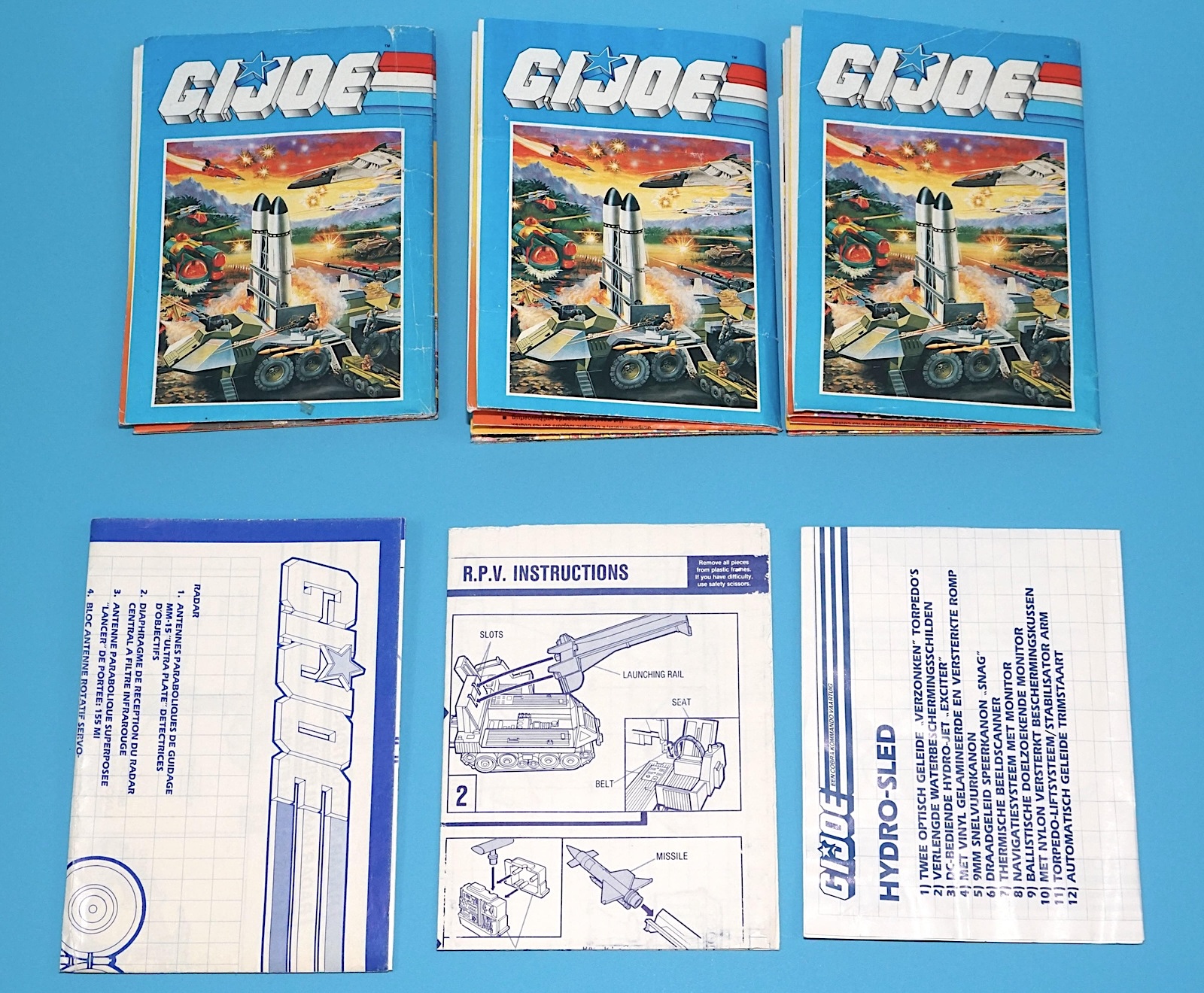1984-1990 GI JOE PAPERWORK JOB LOT MANUALS INSTRUCTIONS CATALOGS ORDER FORMS HASBRO - Image 3