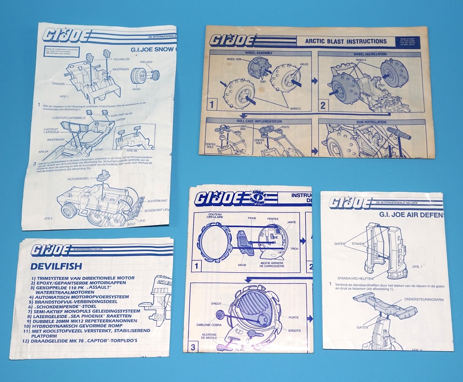 1984-1990 GI JOE PAPERWORK JOB LOT MANUALS INSTRUCTIONS CATALOGS ORDER FORMS HASBRO - Image 4