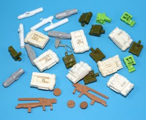 1990+ GI JOE PARTS BARGAIN LOT SALVO STAR BRIGADE SUB-ZERO ACCESSORIES BACKPACKS MISSILES HASBRO