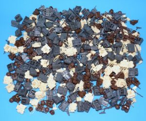 1987 GI JOE ACCESSORY PACK #5 BATTLE GEAR 1.7 KILO JOB LOT ACCESSORIES BACKPACKS GUNS HASBRO