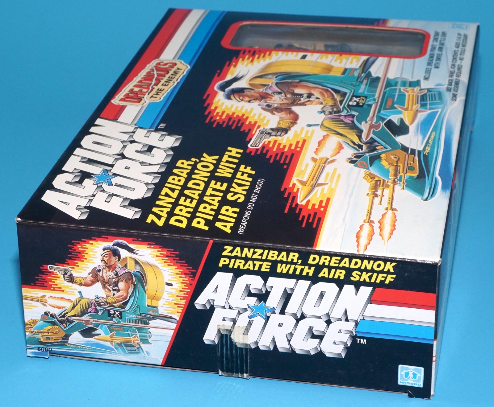 1987 GI JOE DREADNOK AIR SKIFF & ZANZIBAR v1 COMPLETE BOXED UK ACTION FORCE BOX EURO HASBRO - Image 5