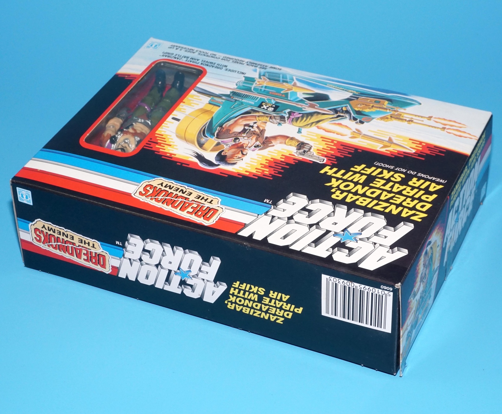 1987 GI JOE DREADNOK AIR SKIFF & ZANZIBAR v1 COMPLETE BOXED UK ACTION FORCE BOX EURO HASBRO - Image 6